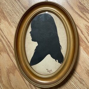 Vintage Silhouette Portrait